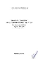 Libro Realismo teatral y realismo cinematográfico
