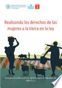 Libro Realizando los derechos de las mujeres a la tierra en la ley