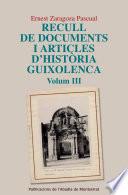 Libro Recull de documents i articles d'història guixolenca