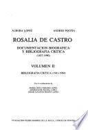 Libro Rosalía de Castro