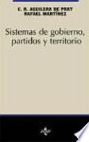 Libro Sistemas de gobierno, partidos y territorio