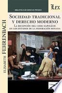 Libro Sociedad tradicional y derecho moderno