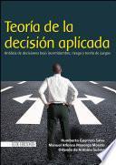 Libro Teoría de la decisión aplicada