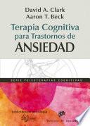 Libro Terapia cognitiva para trastornos de ansiedad