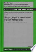 Libro Tiempo, espacio y relaciones espacio-temporales