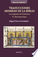 Libro Traducciones arameas de la Biblia - V
