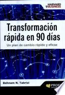 Libro Transformación rápida en 90 días