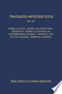 Libro Tratados hipocráticos III