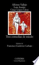 Libro Tres comedias de miedo