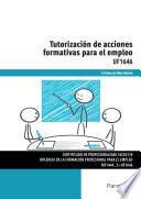 Libro Tutorización de acciones formativas para el empleo