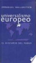Libro Universalismo europeo