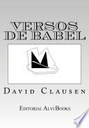 Libro Versos de Babel