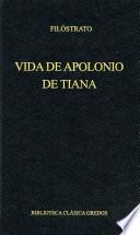 Libro Vida de Apolonio de Tiana