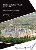 Libro Villancicos IX (n.º 116-125). Padre Antonio Soler