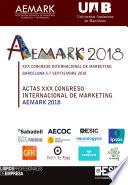 Libro XXX Congreso Internacional de Marketing AEMARK 2018 Barcelona